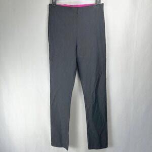 Gretchen Scott Pants Womens‎ S Black Ankle Slit Gripless Stretch Career Casual